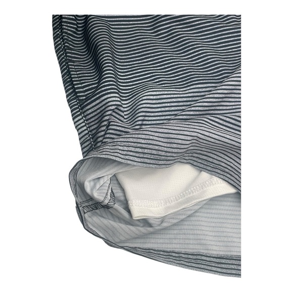 Quiksilver Striped Swim Shorts Size: S Color: black and gray - Picture 5 of 8